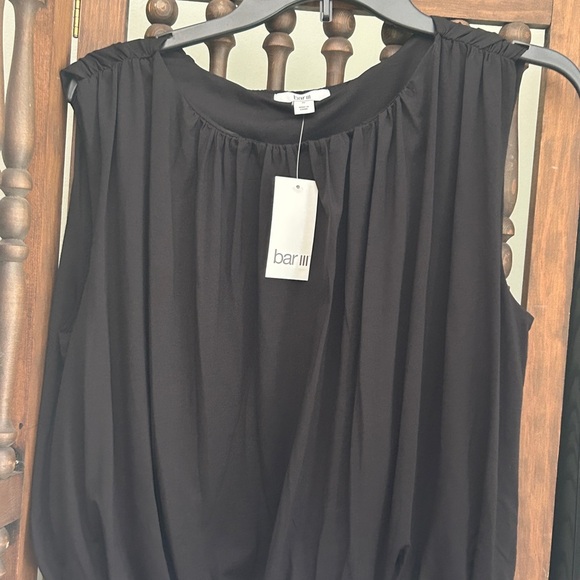Bubble Top Black Women's Medium New With Tags Sexy Bubble Pleated Top - Picture 4 of 10